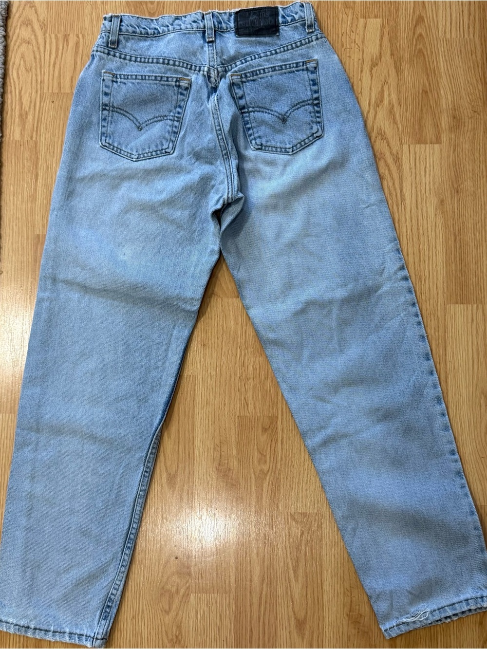 Vintage Levi’s SilverTab Loose Jeans Made In USA Light Wash Baggy 7 Jr